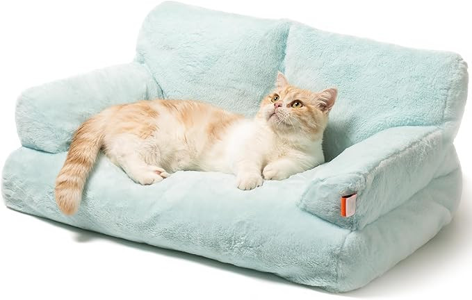 Pet Bed for Medium Small Cats and Dogs, Washable Puppy Sleeping Bed Cat Couch Pet Sofa Bed, Soft ... | Amazon (US)
