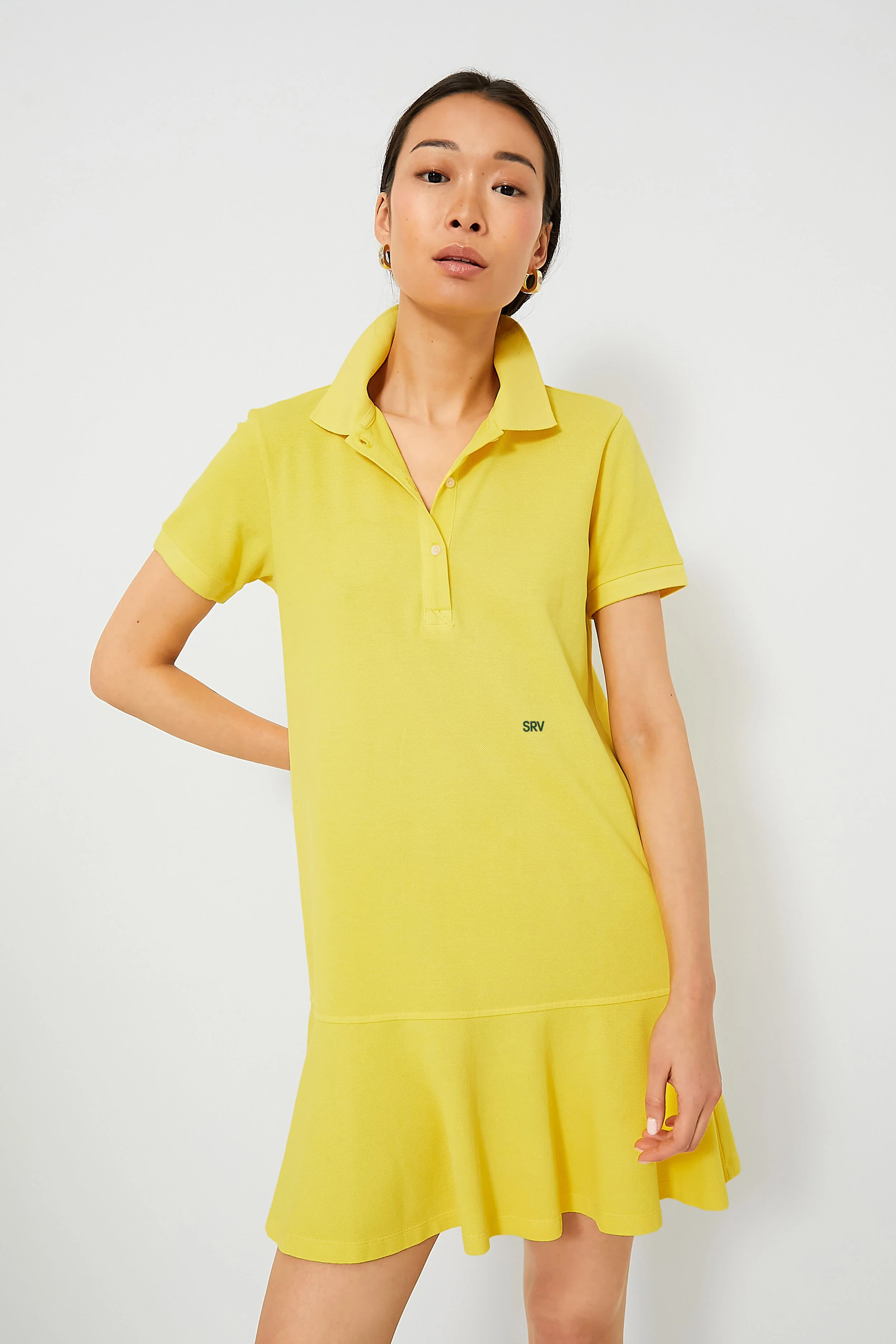 Yellow Pique May Polo Dress | Tuckernuck (US)