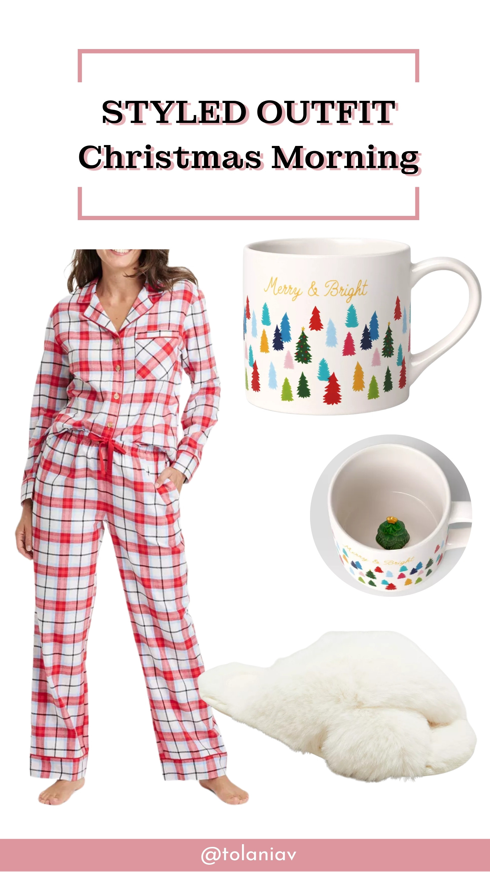 Cozy Christmas mornings call for cute PJ, fluffy slippers, and a festive mug filled with holiday cheer. Perfect for unwrapping gifts and soaking up the magic! 🎄✨               

Christmas morning outfit, cozy holiday PJs, festive slippers, Christmas morning style, holiday mug ideas, comfy holiday look, holiday loungewear, Christmas morning fashion, cozy winter outfit, festive morning essentials. 

 #LTKHoliday #LTKSaleAlert #LTKStyleTip