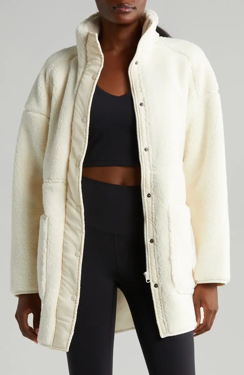 Cozy Faux Shearling Jacket | Nordstrom