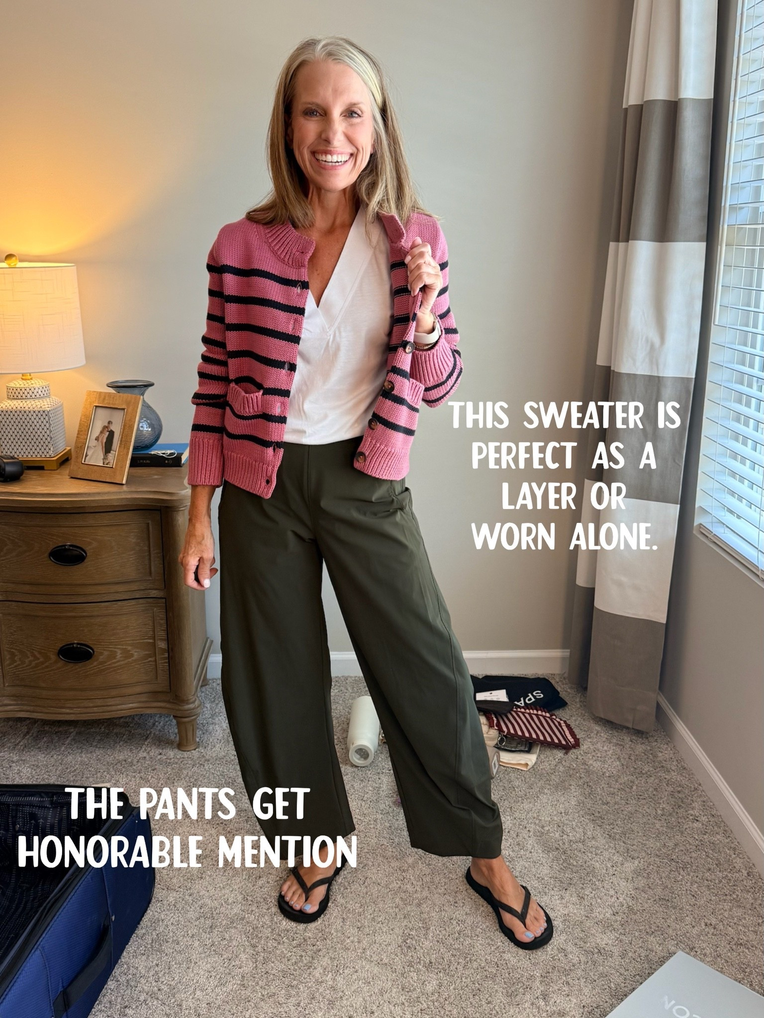 Get this sweater (AND PANTS) in every color and then you can thank me. Wearing XS sweater and 4 pants.

#LTKdayinmylife #LTKgrwm #LTKOver40