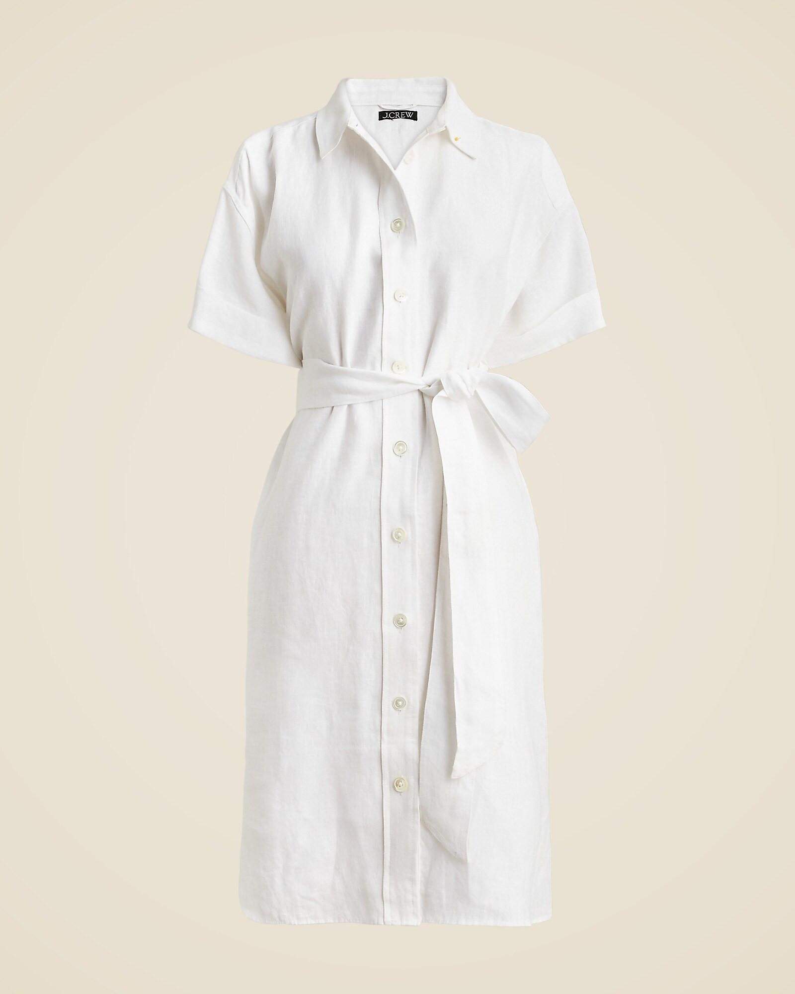 Tall capitaine shirtdress in linen | J. Crew US