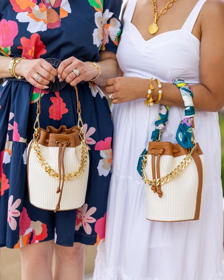 In the bag 💼 Say “hello” to the perfect raffia bucket handbag by @hauteofftherack and @giginewyork. 

Six years ago, Jenn and I met on a @lilypulitzer trip on Nantucket, and we became fast friends. Fast forward one year later and we were celebrating all things summer with @sailtosable in Connecticut. 

I’m so grateful we got the chance to catch up once again at @ritzcarltonameliaisland about life, work, travel, fashion, and everything in between. She is truly an open book, and a woman who lifts others up and supports them whenever possible. I’m grateful she’s in our world!

Get all of the details of this chic handbag for summer outfits and vacation looks here ⤵️

#LTKTravel #LTKOver40 #LTKItBag