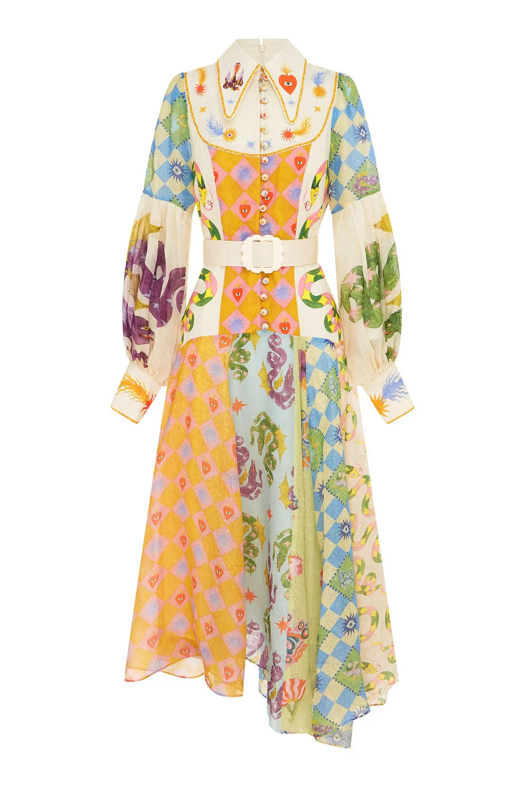 LOU BALLOON SLEEVE SHIRTDRESS | Alemais (AU, US, UK)
