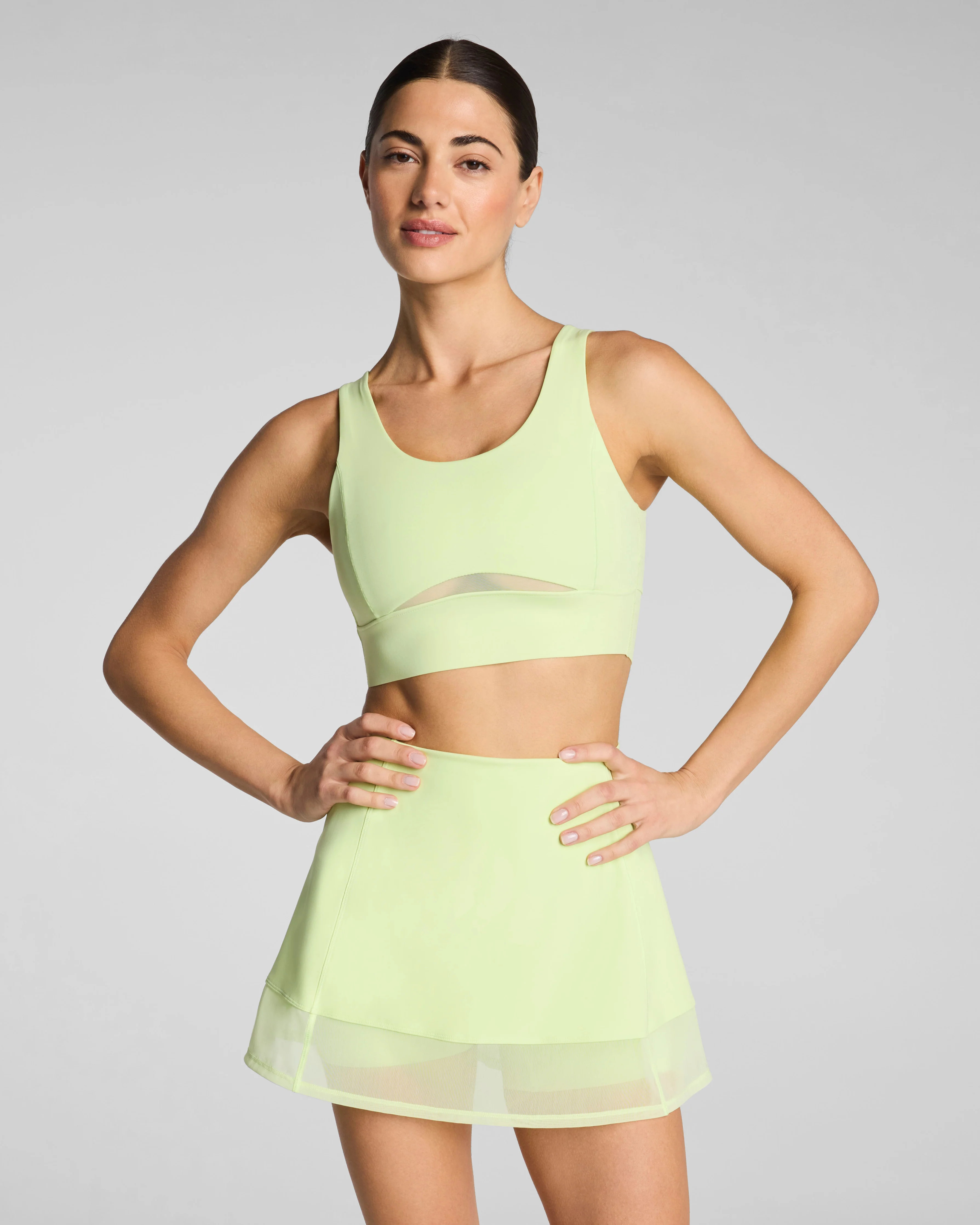 SPANX\u00ae BodyLine Sheerious Longline Sports Bra | Breathable Support | Spanx