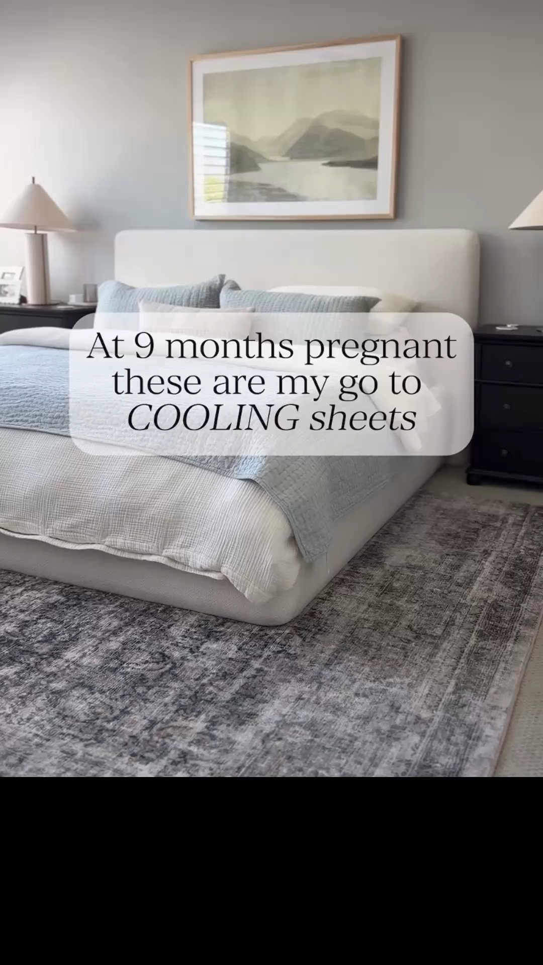 If you’re a hot sleeper, these sheets will be your best friend! I absolutely love them! 🙌🏻🤍 Cool Sheets, Amazon bedding, Amazon home, pregnancy sleep essentials, summer bedding, hot sleeper sheets