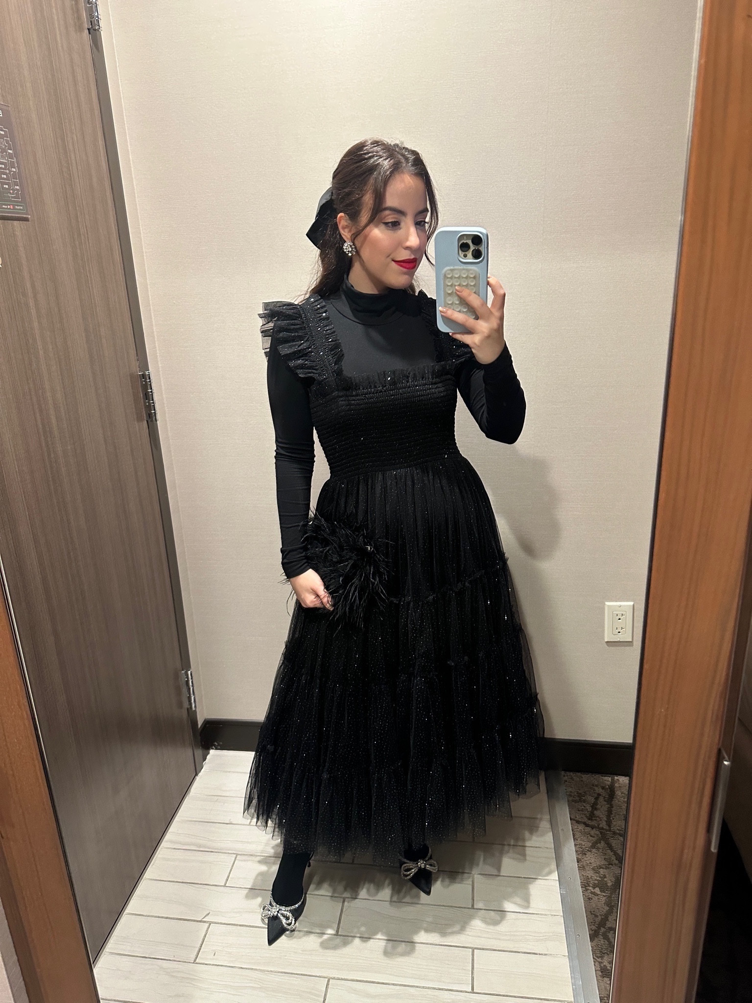 Ready to see the Rockettes! This is the perfect dress for the Holidays and it’s on major sale (under $200!).

Bow pumps are from Amazon and also a must for the Holidays!

#LTKparties #LTKsalealert #LTKHoliday