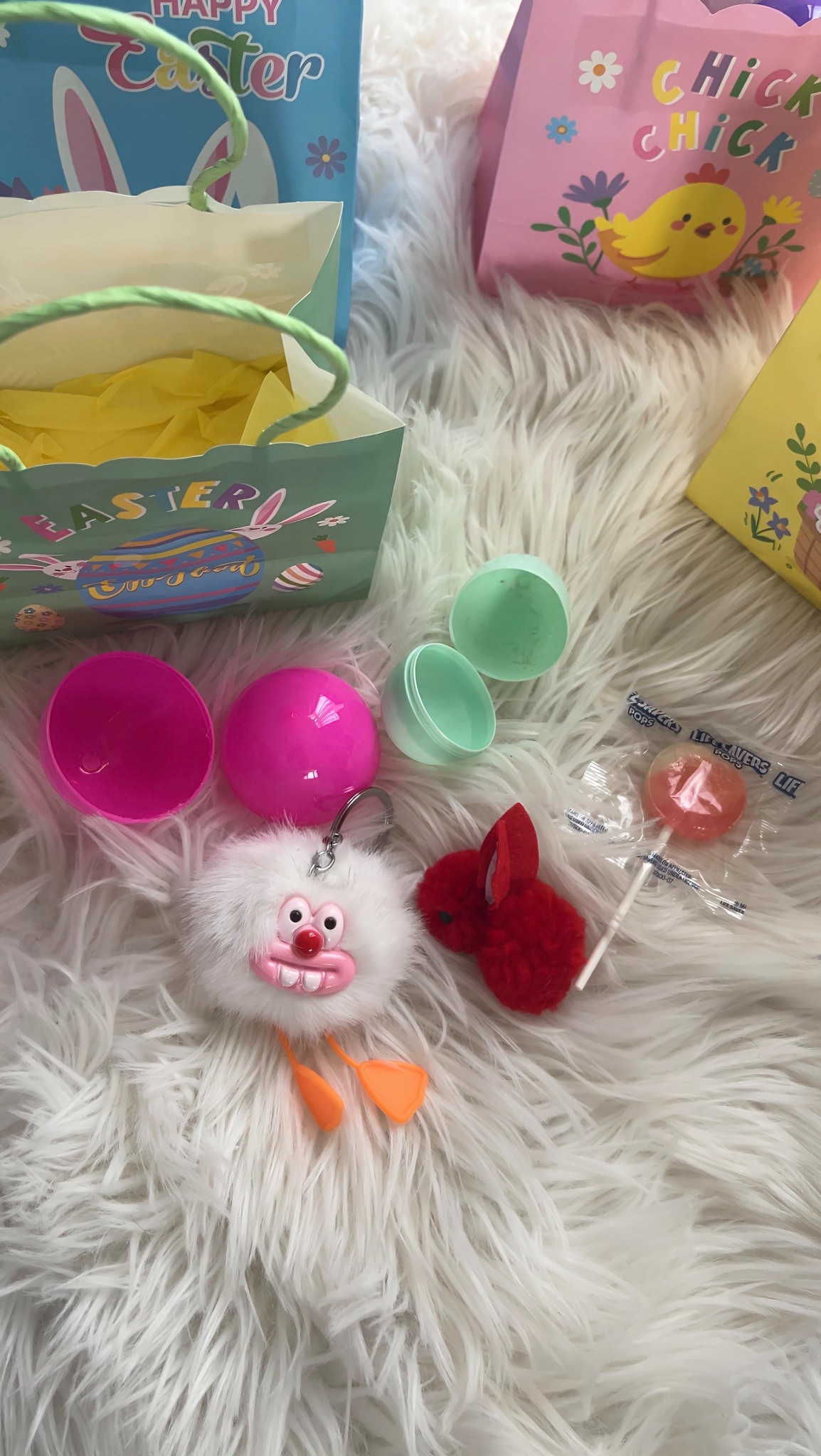 Gift bags alert! I scored the cutest ones for my daughter's class and filled them up with popsicles, tiny bunnies, and fluffy keychains. Can't wait to hand them out and see the excitement! 

#LTKmomlife #LTKHome #LTKKids