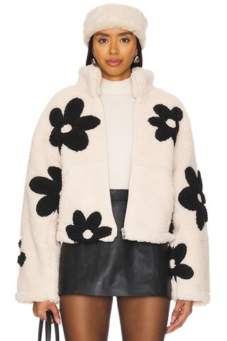 BLANKNYC Wild At Heart Jacket in Off White & Black from Revolve.com | Revolve Clothing (Global)