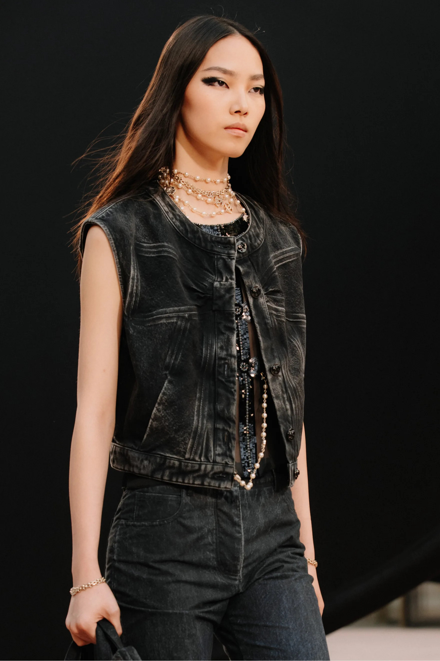Vest - Denim, black — Fashion | CHANEL | Chanel, Inc. (US)