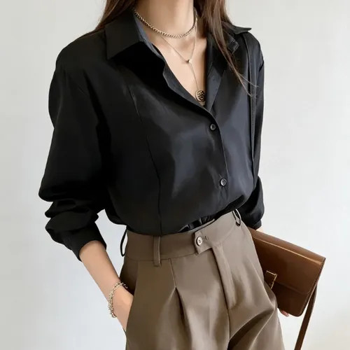 Happo - Long-Sleeve Plain Shirt | YesStyle Global