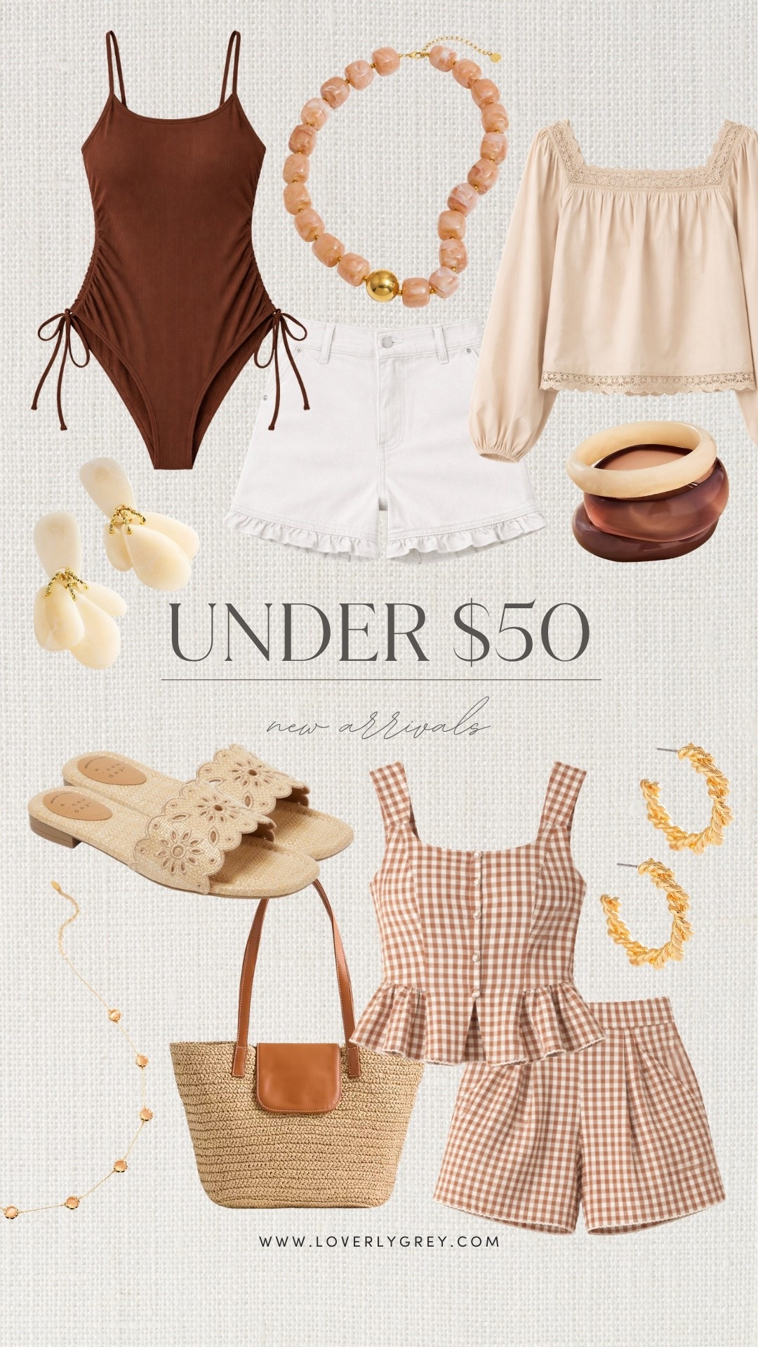 How cute are these under $50 finds?! 

Loverly Grey, under $50 finds, affordable finds, spring finds, spring outfit ideas 

#LTKSwim #LTKootd #LTKSeasonal