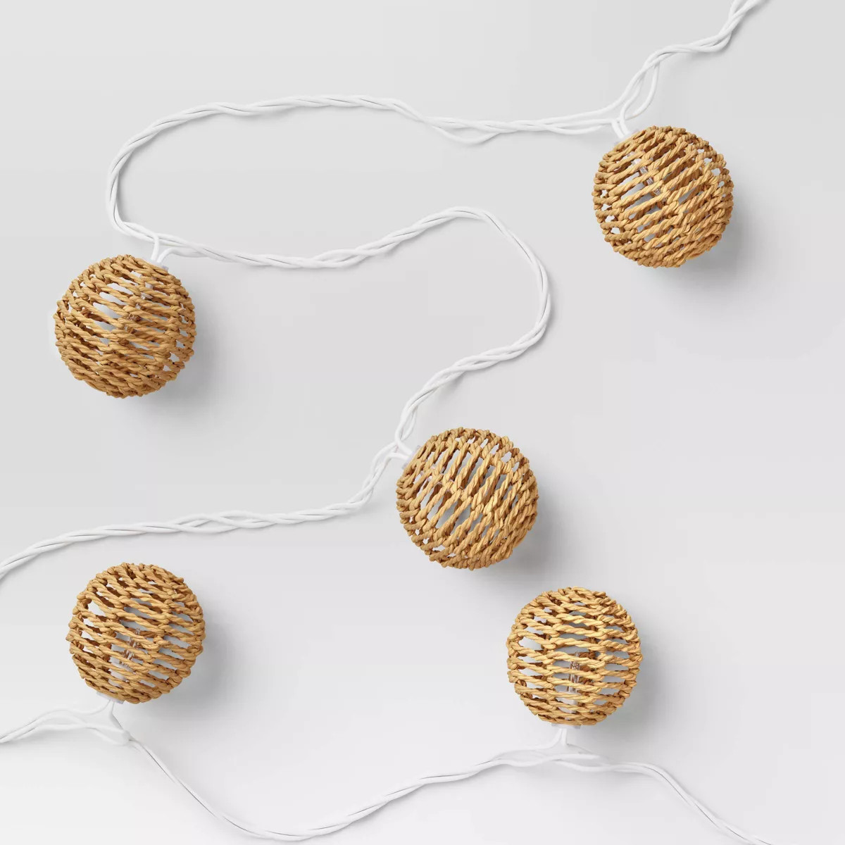 10ct LED Indoor Outdoor Orb and Globe String Lights Clear Bulbs - Threshold™ | Target