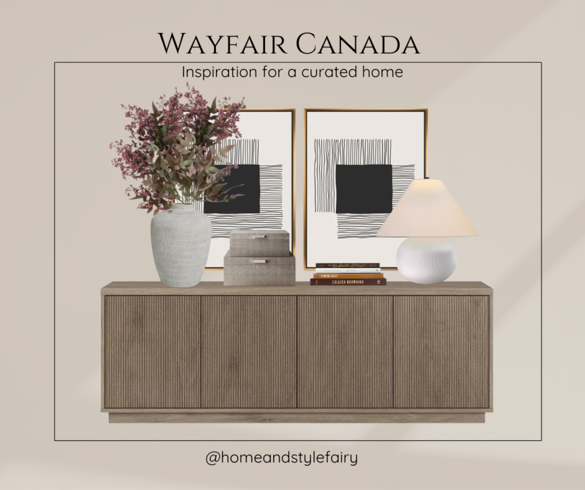 Refresh your home with these stunning Wayfair finds. Most of the items are currently on sale! 

#homeinspo #Itkhome #neutralhome

Media console | vase | framed canvas | berries stem | tablet lamp 

#LTKstyletip #LTKcanada #LTKsale