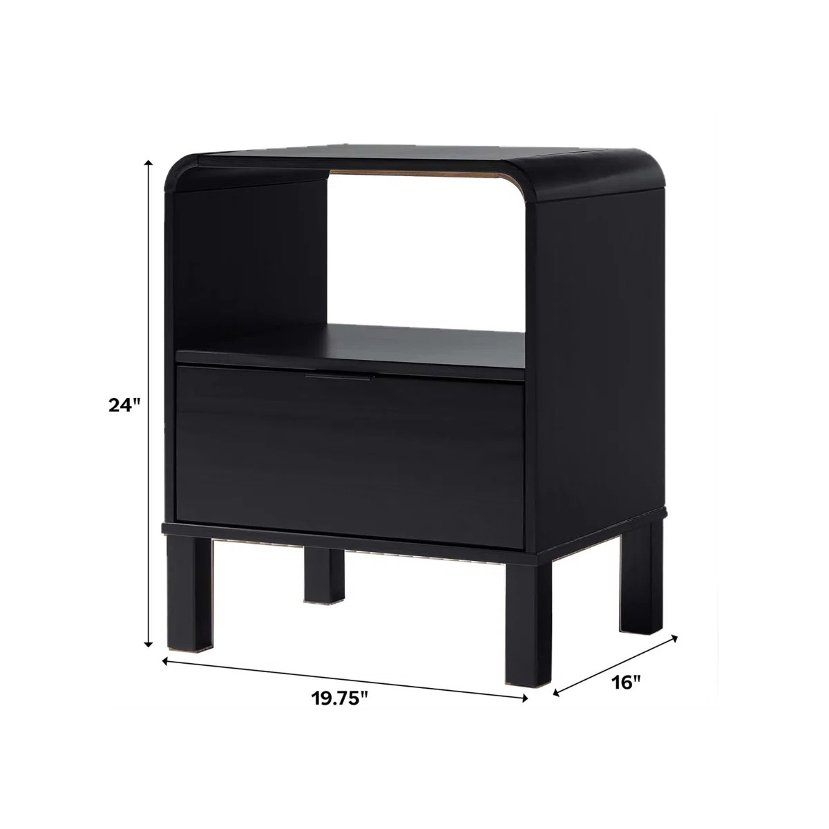 Asho 1-Drawer Solid Wood Nightstand | Wayfair North America