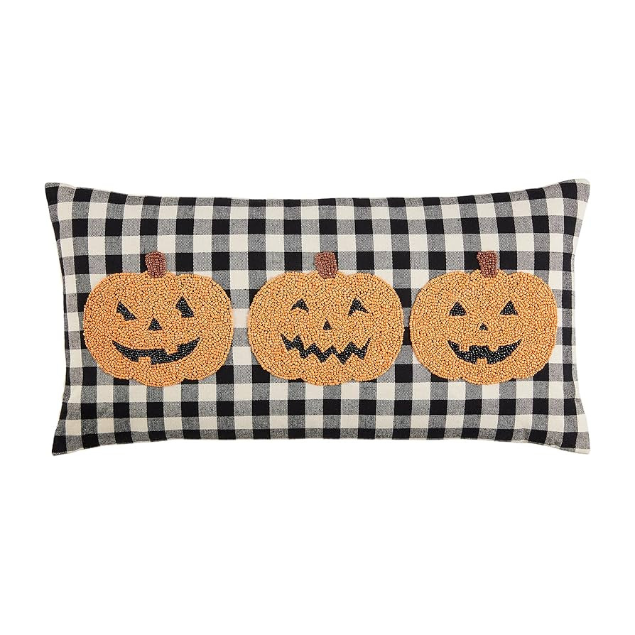 Mud Pie Halloween Pillow, Pumpkin | Amazon (US)