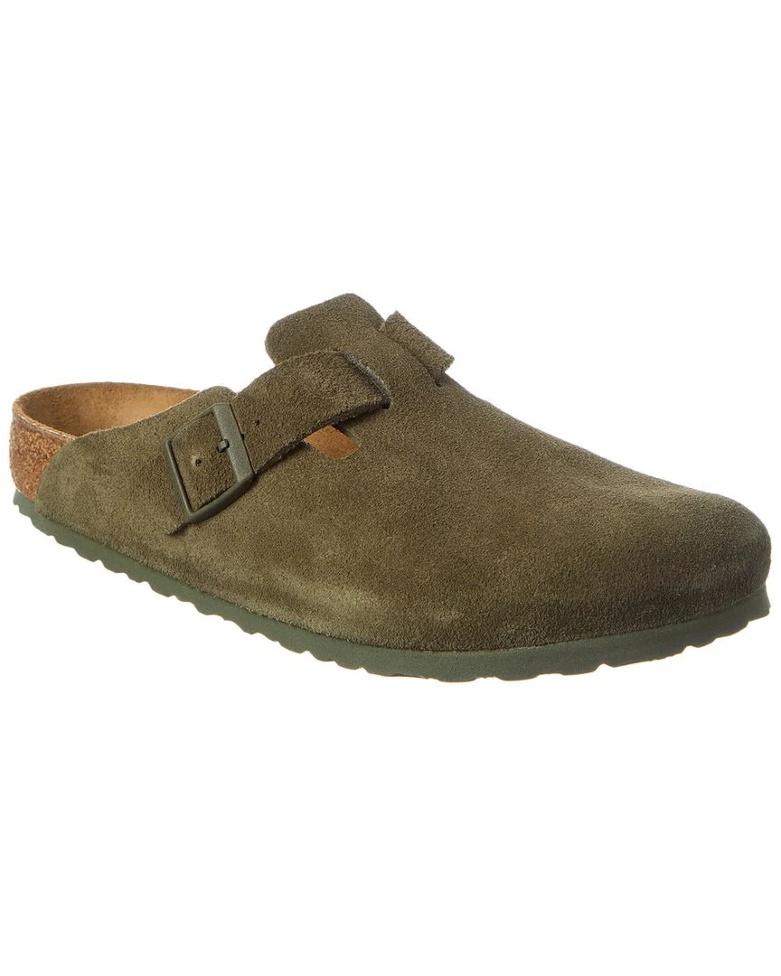 Birkenstock Boston BS Suede Clog | Shop Simon