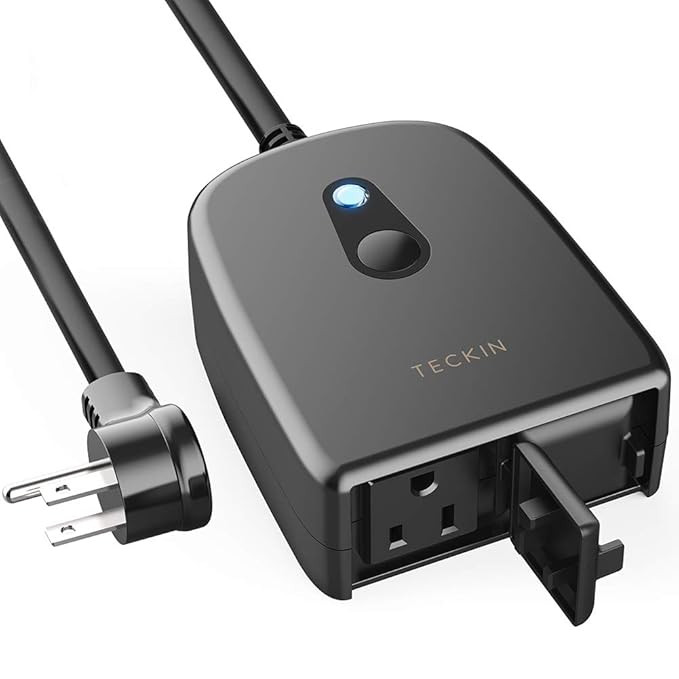 Outdoor Smart Plug, Wi-Fi Outlet with 2 Grounded Sockets,Compatible with Amazon Alexa, Google Ass... | Amazon (CA)