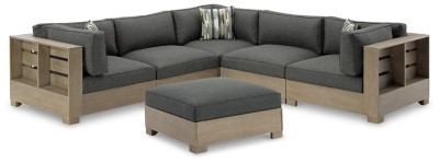 Citrine Park 5-Piece Outdoor Sectional with Ottoman | Ashley Homestore