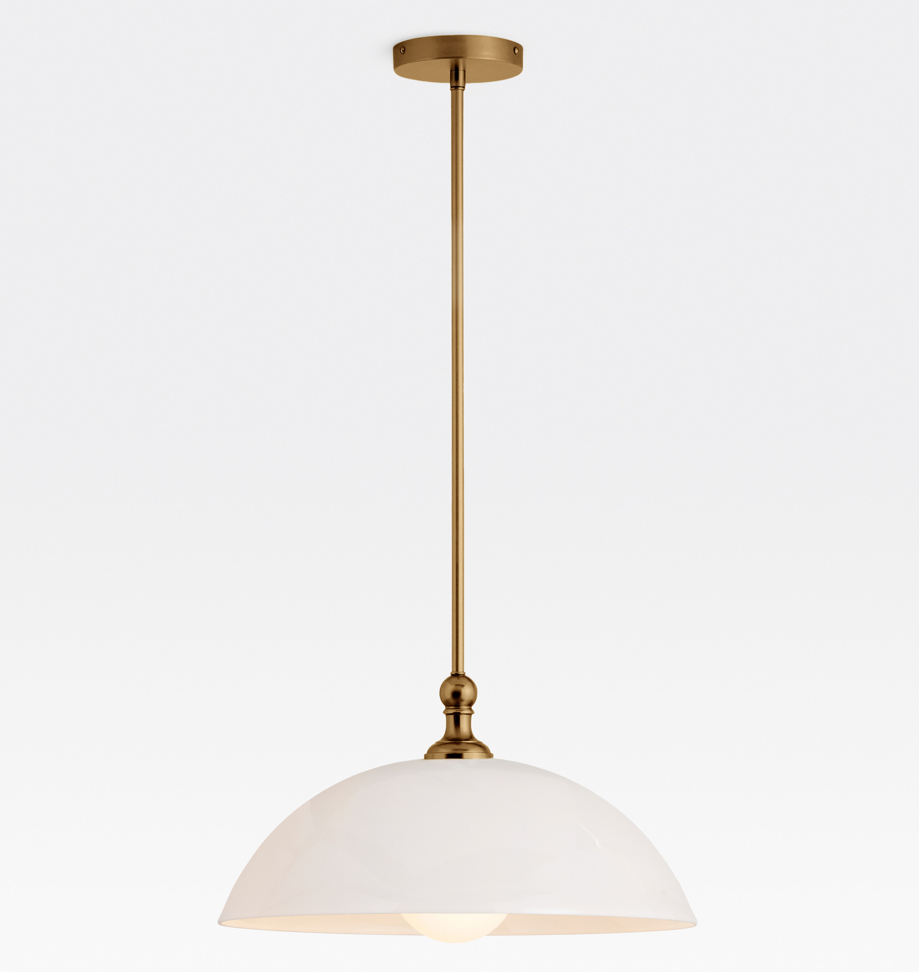 Theo Pendant, Glass Shade | Rejuvenation