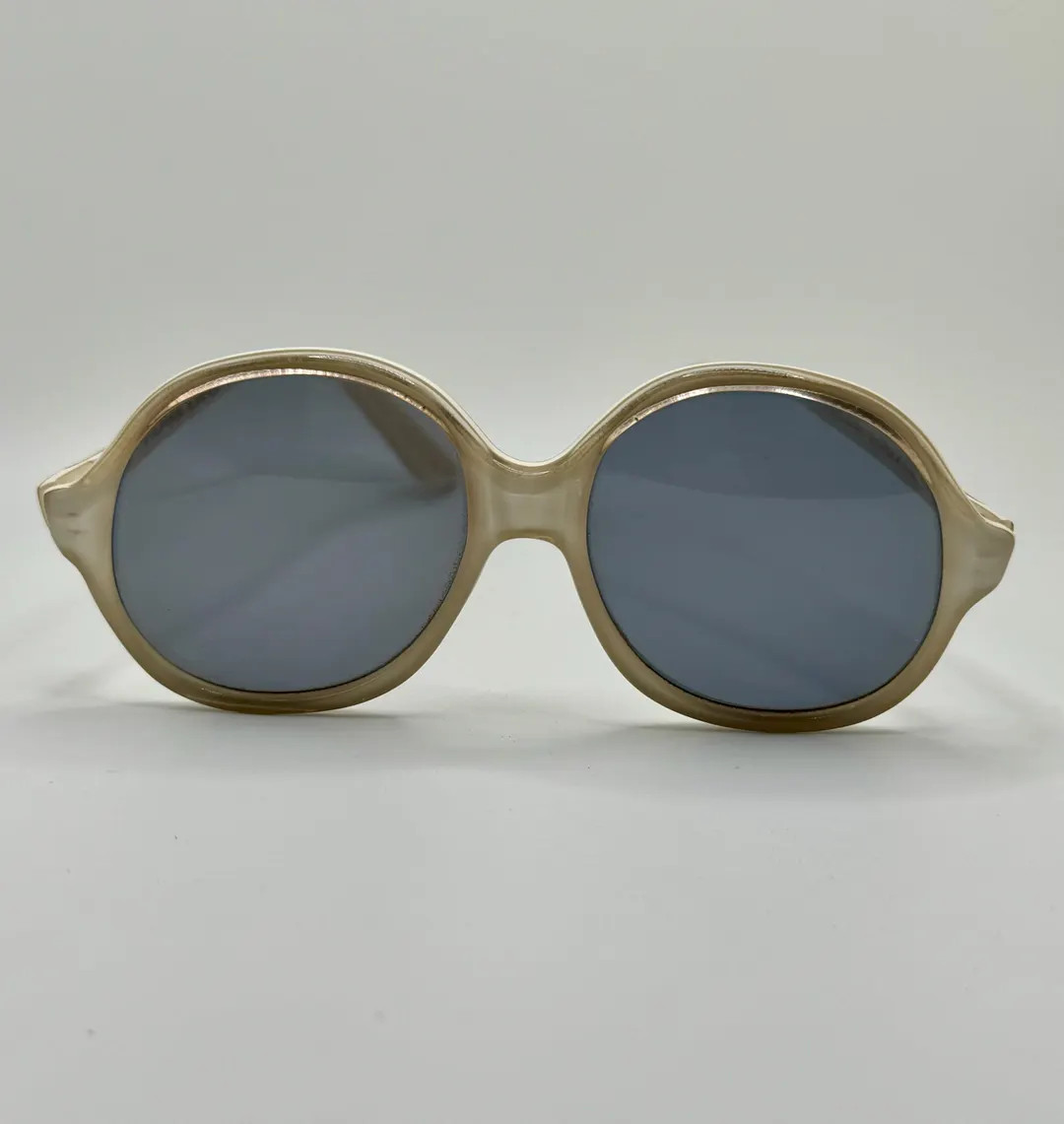 Vintage, Pierre Cardin 60s Sunglasses Authentic Designer Mod Retro Frame France Louvre Blue Tinte... | Etsy (US)