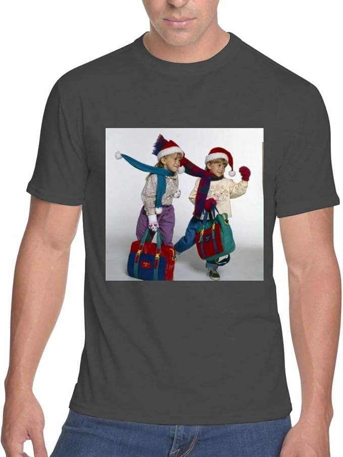 Ashley and Mary-Kate Olsen - Men's Soft & Comfortable T-Shirt PDI #PIDP1033847 | Amazon (US)