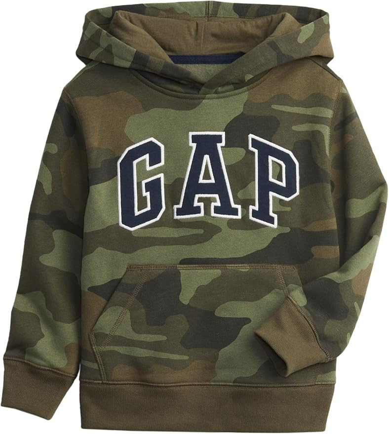 GAP boys Logo Hoodie Hooded Sweatshirt | Amazon (US)