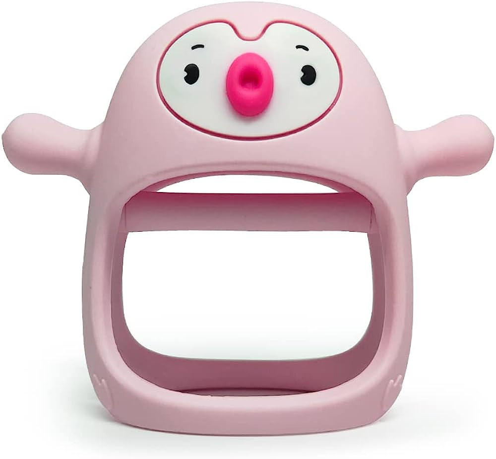 Smily Mia Penguin Teether for Babies 0-6Months, Pacifier Teething Toys for Babies 6-12Months,Ulti... | Amazon (US)