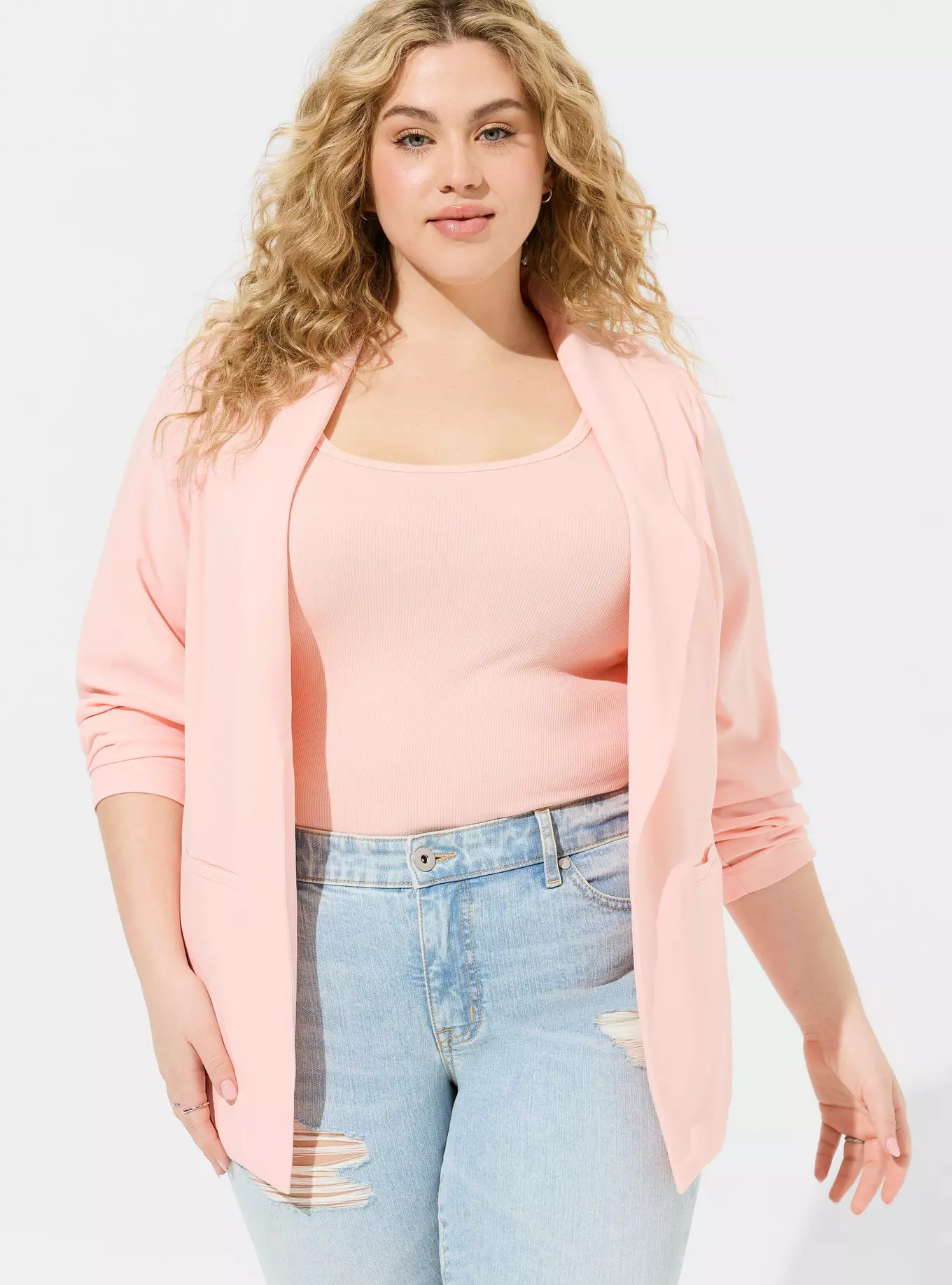 Parker Studio Crepe Blazer | Torrid (US & Canada)