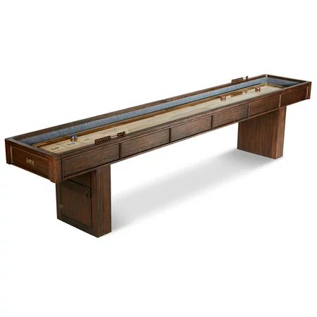 Barrington 12 ft. Webster Shuffleboard Table, Accessories: 8 shuffleboard pucks, 1 can of powder,... | Walmart (US)