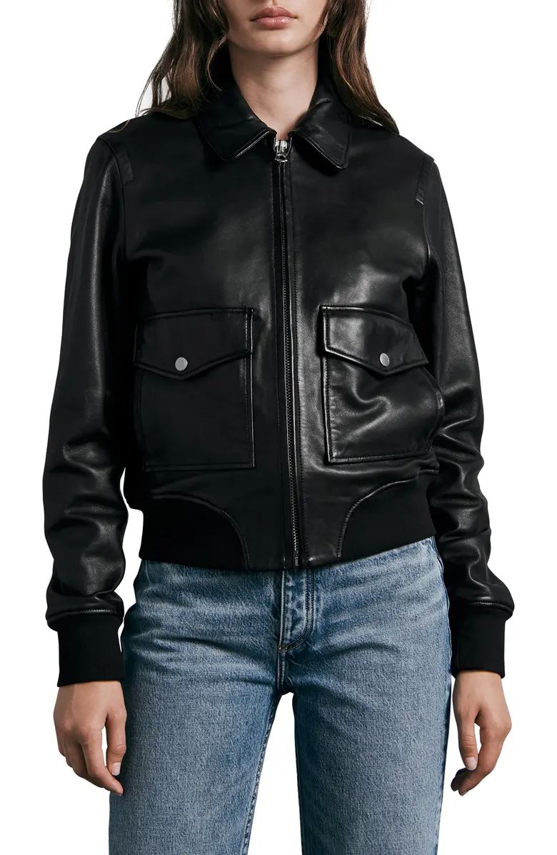 rag & bone ICONS Andrea Leather Jacket | Nordstrom | Nordstrom