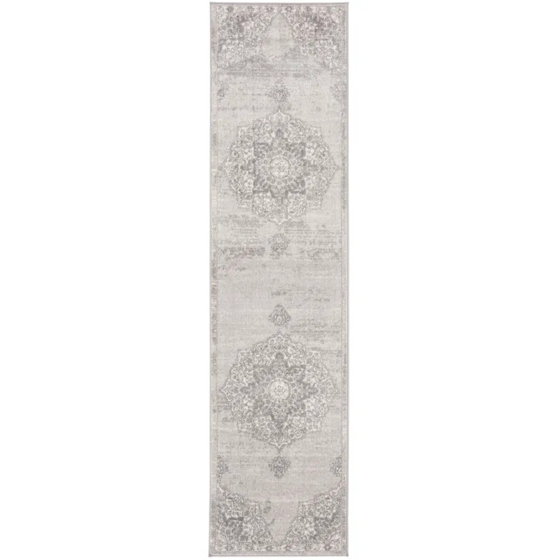 Lamartine Oriental Gray/Ivory Area Rug | Wayfair North America
