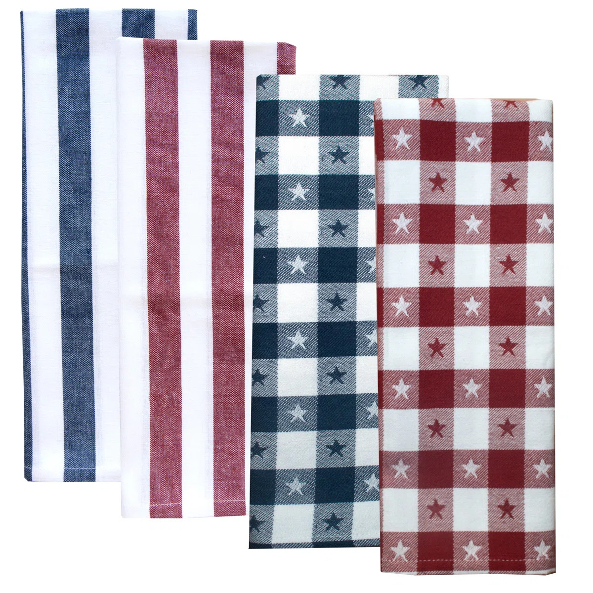 PATRIOTIC STARS AND STRIPES (Set of 4) | Wayfair North America