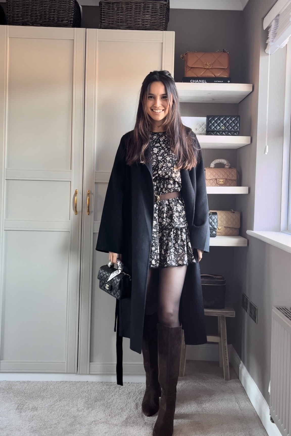 Love a floral dress, styled for winter here but so ready to get the sandals on! Come on Summer😅🙈

Unfortunately the dress is no longer for sale so I tagged some cute similar options!

#LTKstyletip #LTKshoecrush #LTKitbag
