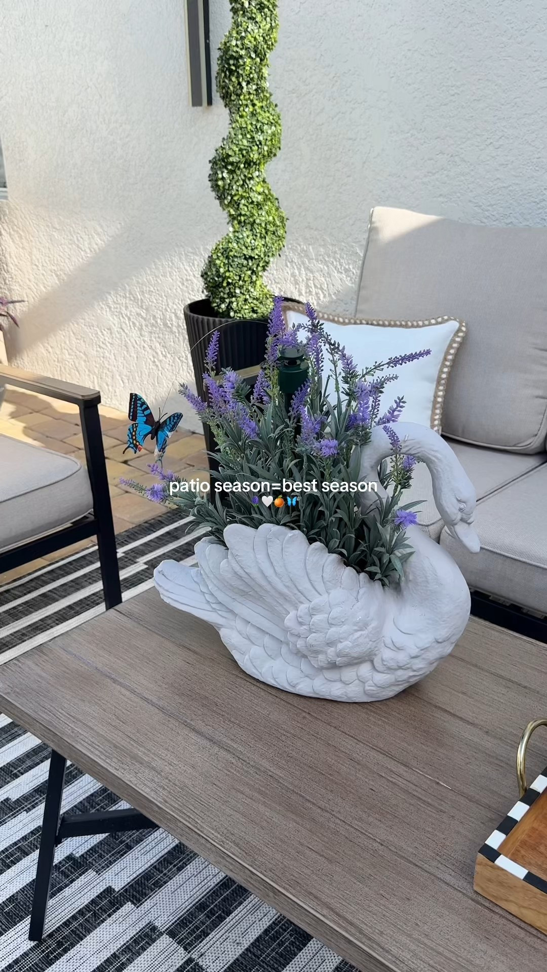 Patio season is finally here! This Amazon set is gorgeous and amazing to install and decorate for summer and spring 🌷🤍 

#LTKSaleAlert #LTKHome #LTKSeasonal