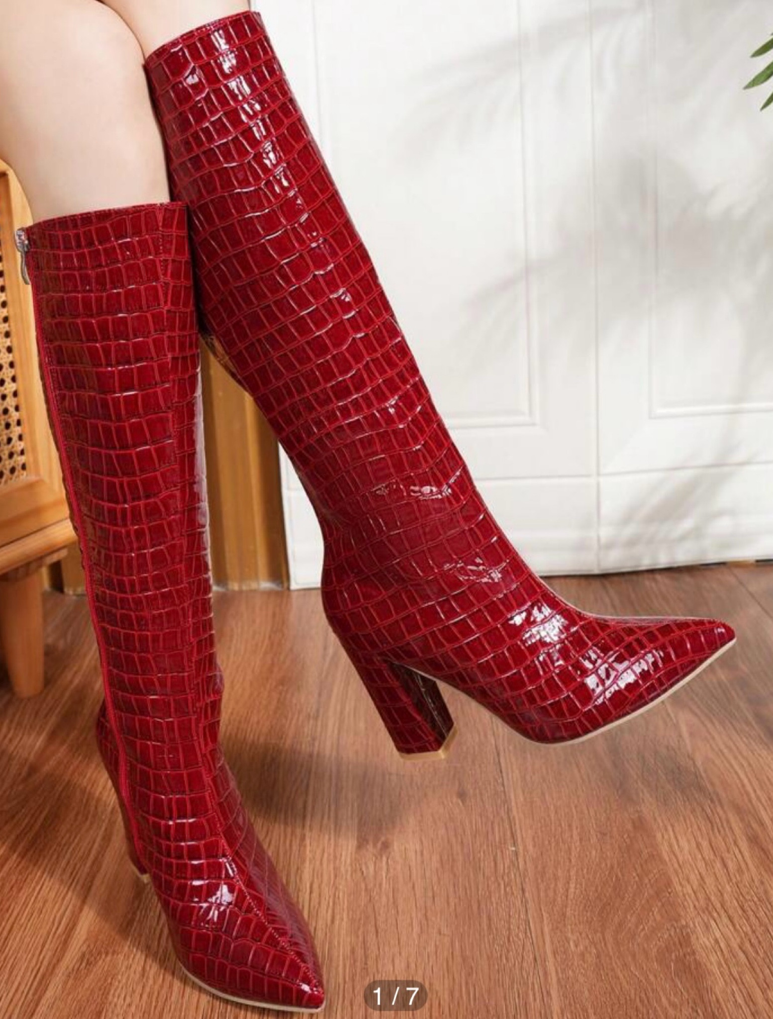 Red Snake Print Boots / Wide Calf Friendly 

#LTKPlusSize #LTKGiftGuide #LTKShoeCrush