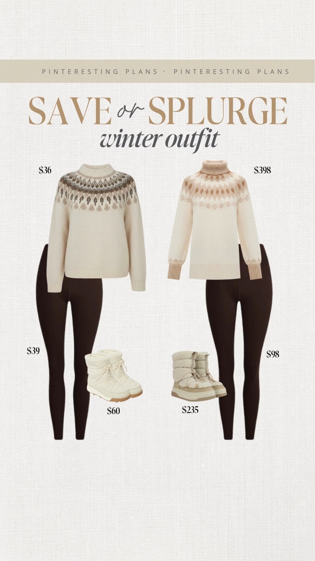 Save or splurge winter outfit ideas🙌🏻🙌🏻

#LTKHoliday #LTKSeasonal #LTKootd

#LTKootd #LTKmomlife #LTKSeasonal