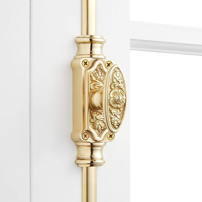 Signature Hardware 436217 Dalston Solid Brass Cremone Bolt for 6' Windows | Amazon (US)