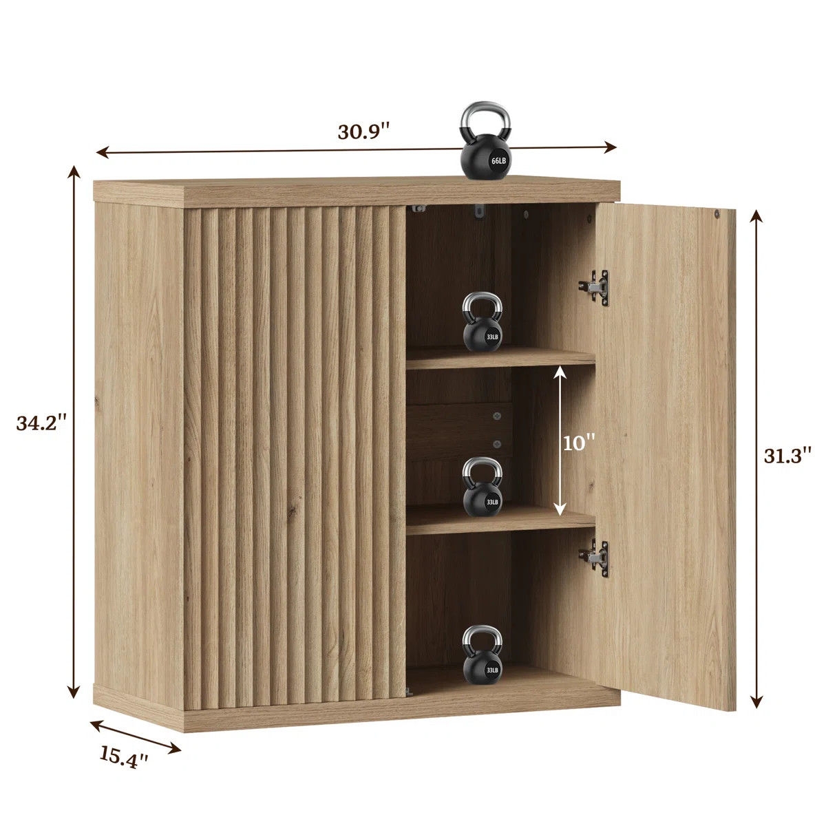 Cesiro Accent Cabinet With Adjustable Shelves | Wayfair North America