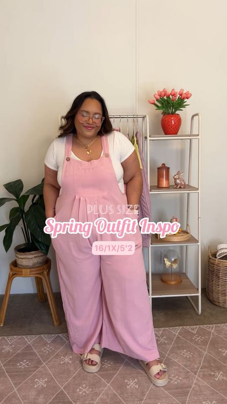Plus Size Spring Outfit Inspo🌸🌿✨
Casual, Pink, Comfortable 
Wearing the XXL

#LTKstyletip #LTKVideo #LTKplussize