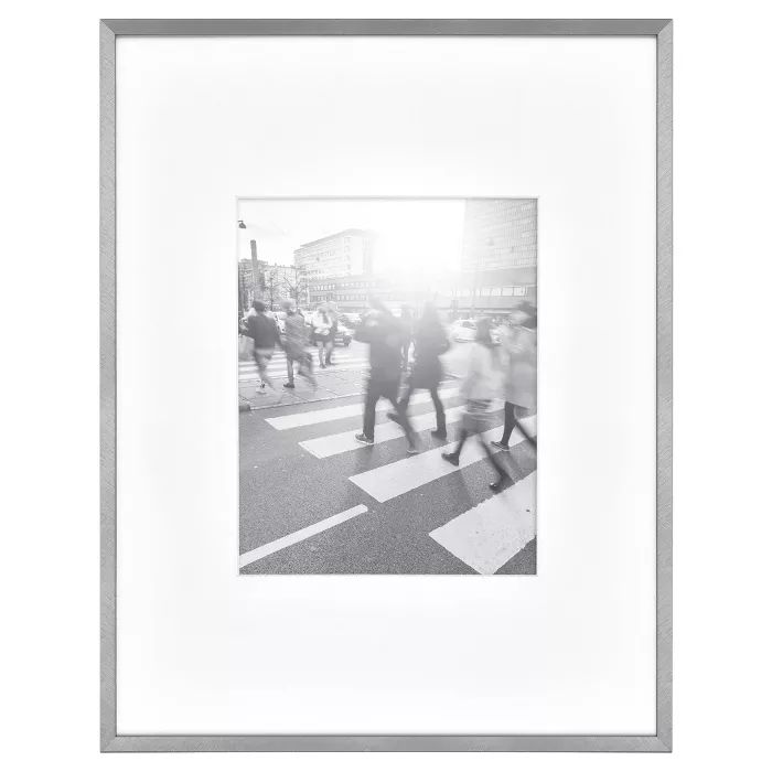 Thin Gallery Matted Photo Frame Silver - Project 62™ | Target