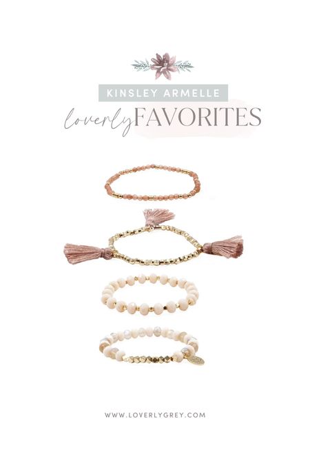 Kinsley Armelle bracelets are 40% off with code: LOVERLY40 Loverly Grey wears hers daily! Perfect stocking stuffer 🙌