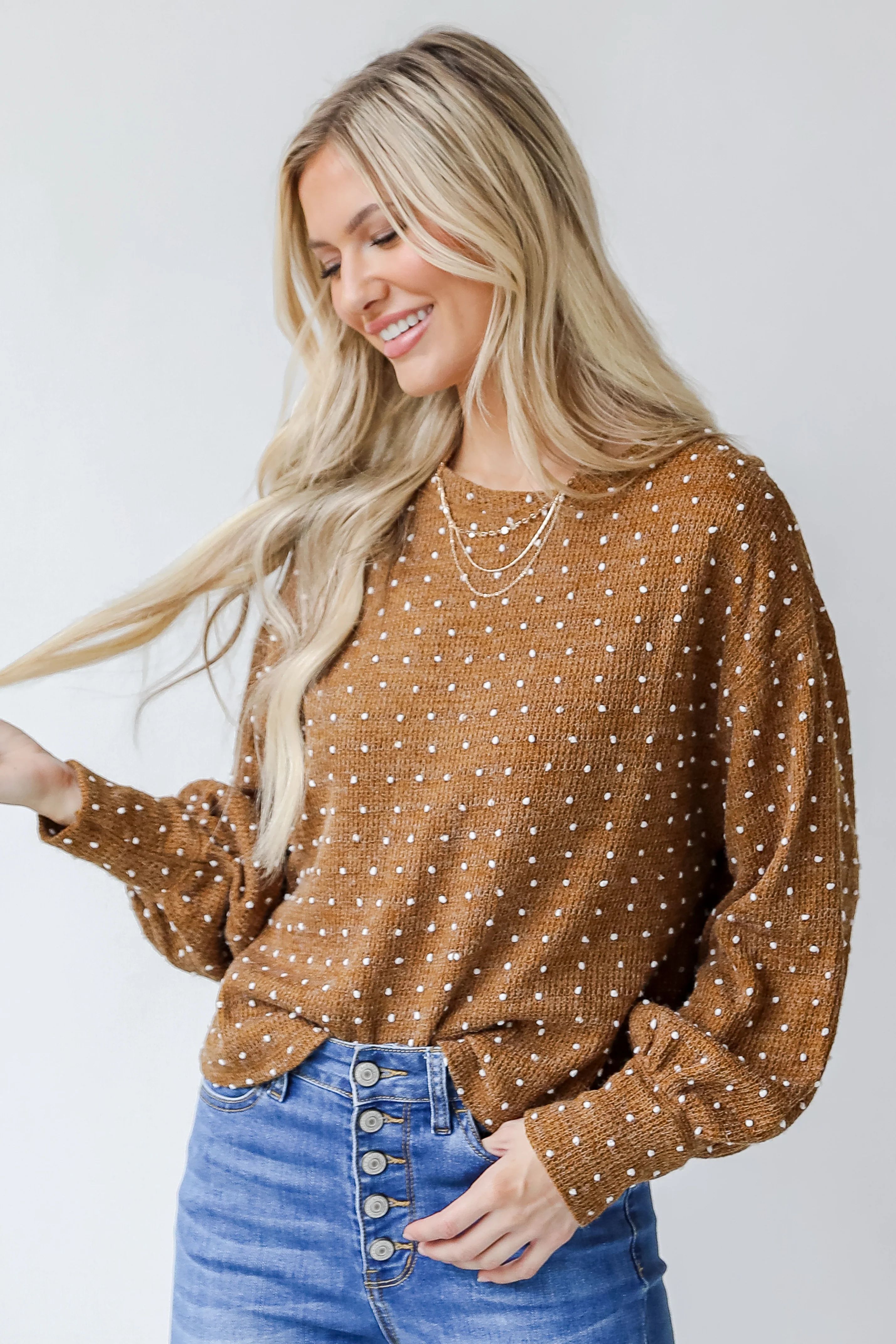 Cozy Charm Pom Pom Sweater | Dress Up