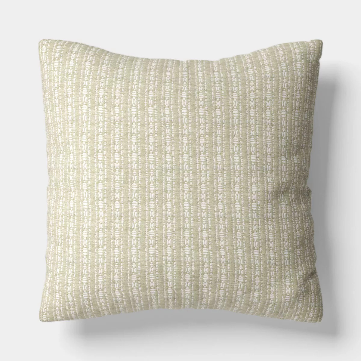 Oversized Square Reversible Matelasse Stripe Pillow green - Threshold™ | Target