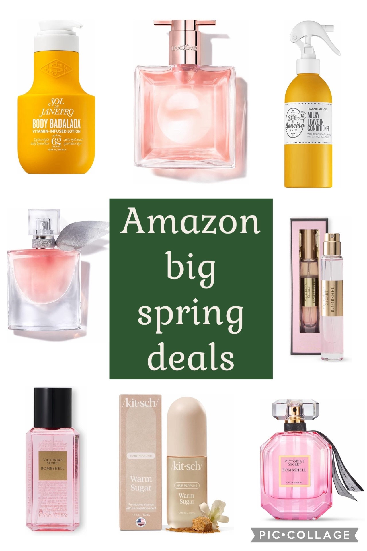 Amazon big spring sale fragrance deals! 

Victoria’s Secret bombshell mist spray Lancôme perfume sol de janero body must creme hair 

#LTKSaleAlert #LTKBeauty #LTKgrwm