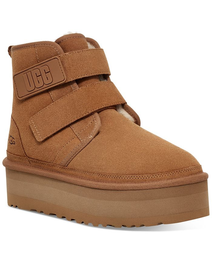 UGG® Women's Neumel Double-Strap Platform Booties & Reviews - Booties - Shoes - Macy's | Macys (US)