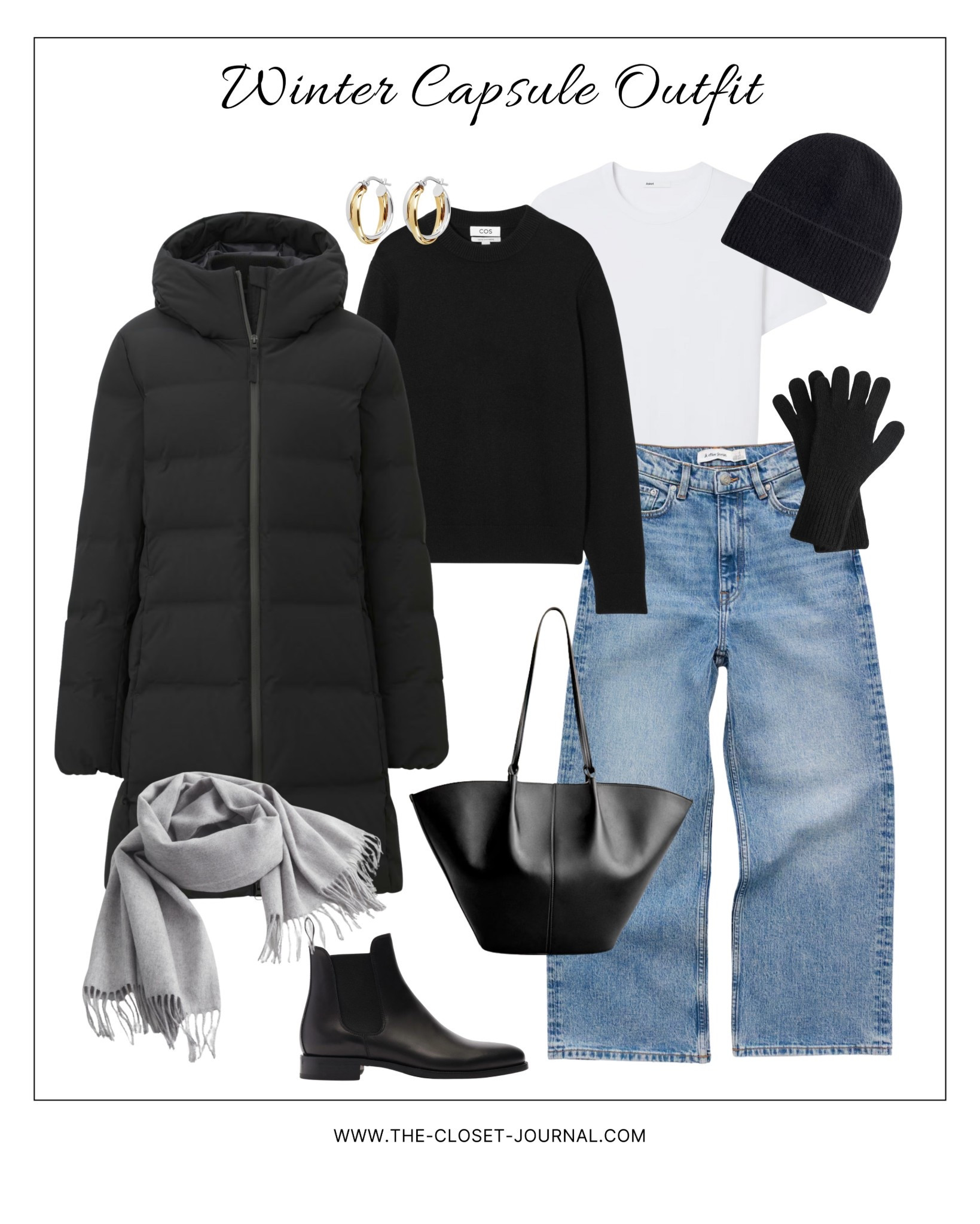 Winter Puffer , wide jeans 