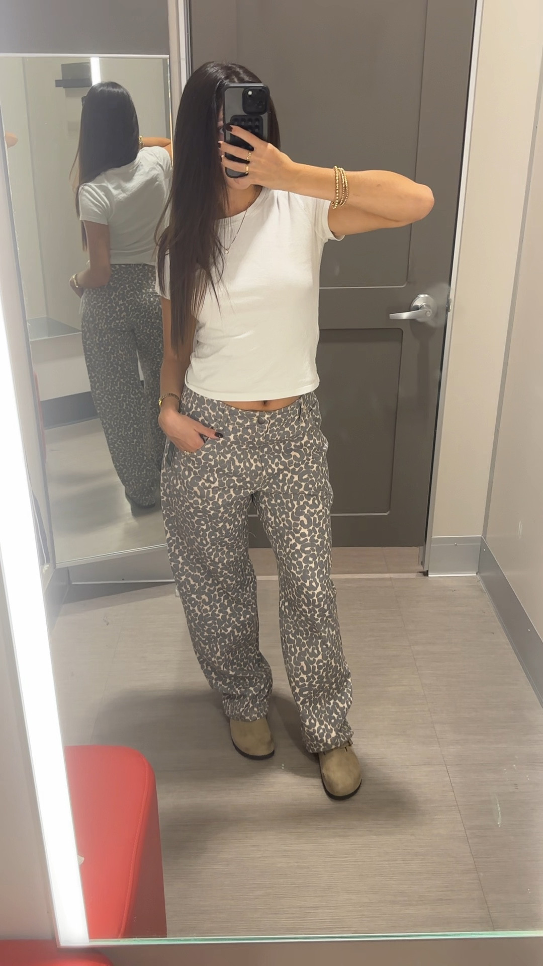 Target pants size small! 
