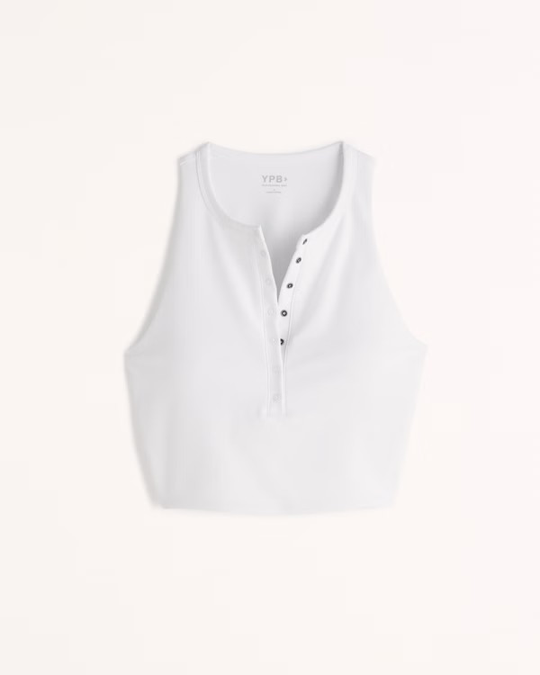 YPB sculptLUX Henley Slim Tank | Abercrombie & Fitch (US)