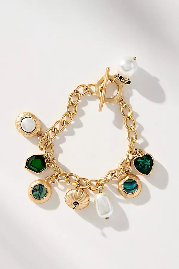 8 Other Reasons Chunky Pearl Charm Bracelet | Anthropologie (US)